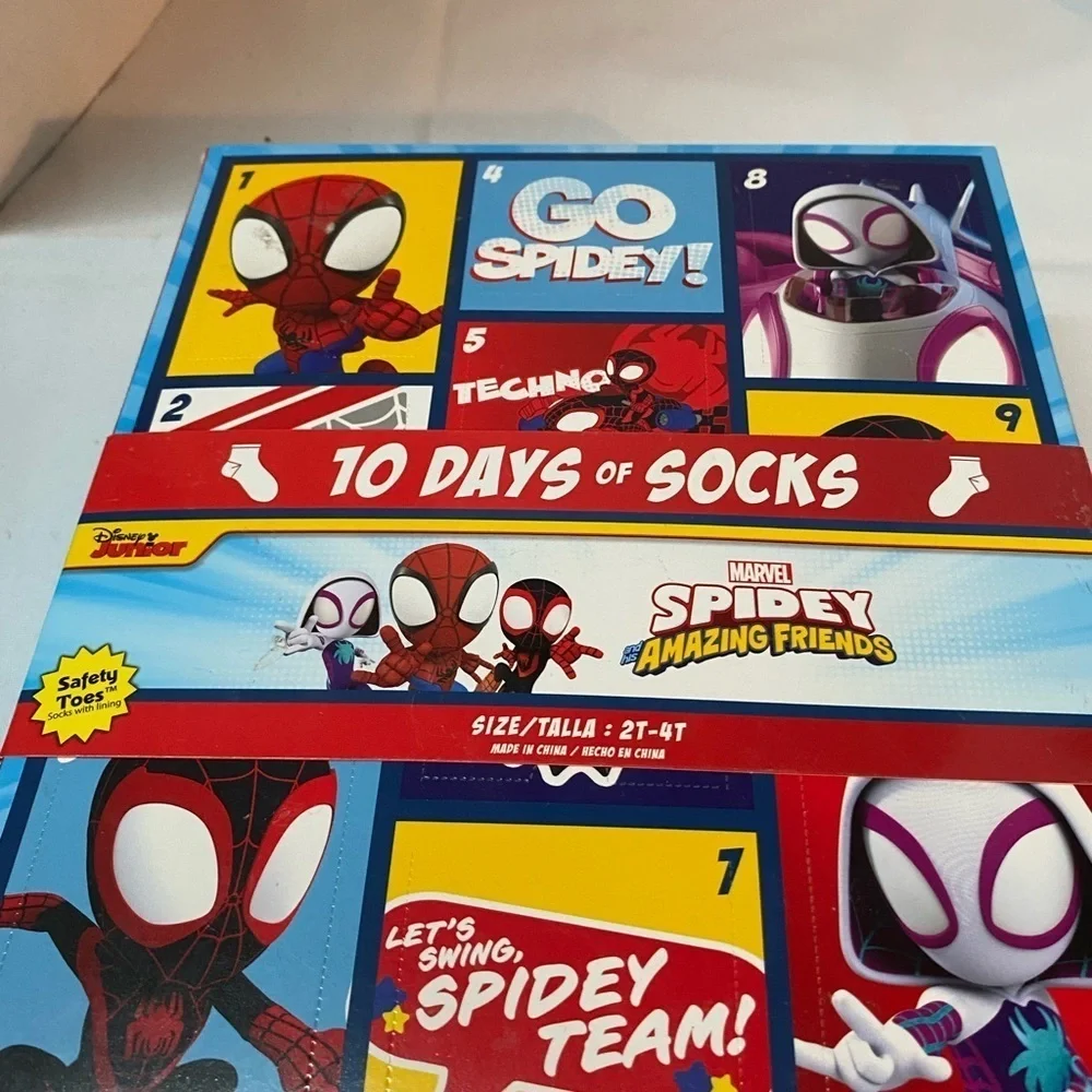 Disney Junior 10 Days of Socks 2T-4T (GU)